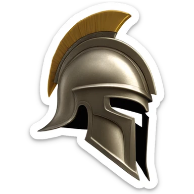 Spartan helmet sticker