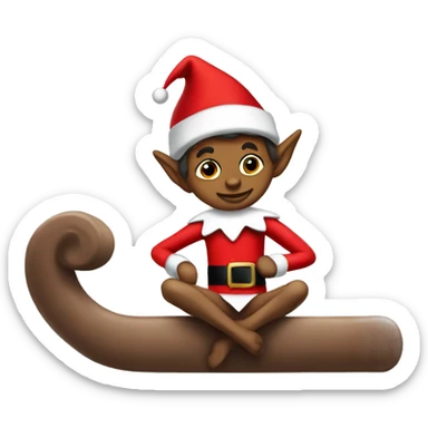 elf on a shelf sticker