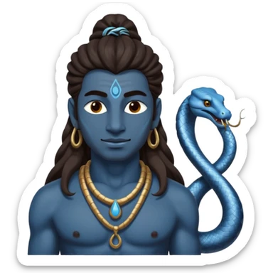 Mahadev real god  shiv sticker