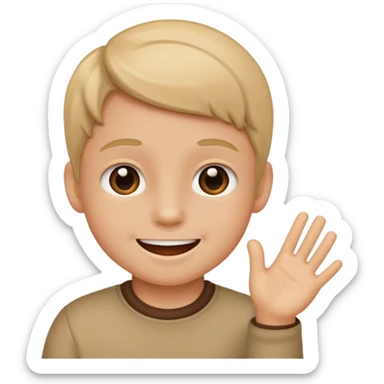 The 67 kid saying 67 sticker