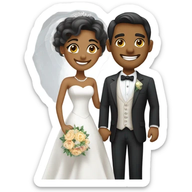 Recién casados sticker