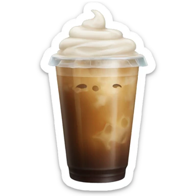 Iced coffee sticker