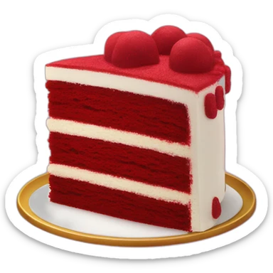 Red velvet cake  sticker