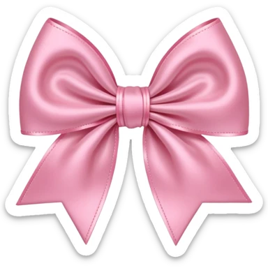 Moño rosa coquettee sticker