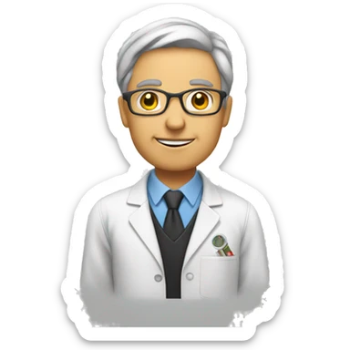 Teacher teaching science  sticker