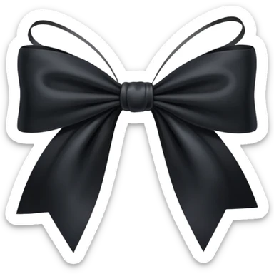 Lazo Negro luto para whatsapp sticker