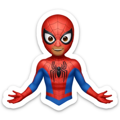  Create a Spider-Man emoji. sticker