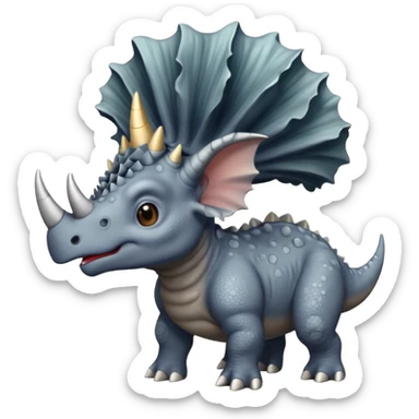 Triceratops sticker