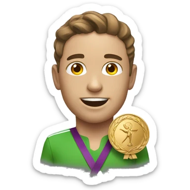 Bronze medal sticker