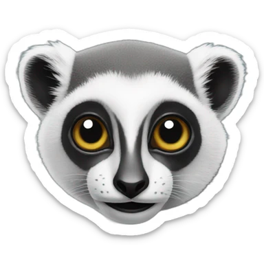 lemur sticker