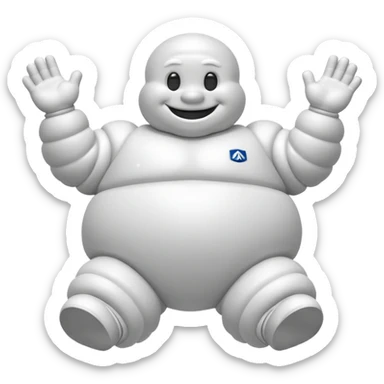 michelin mascot sticker