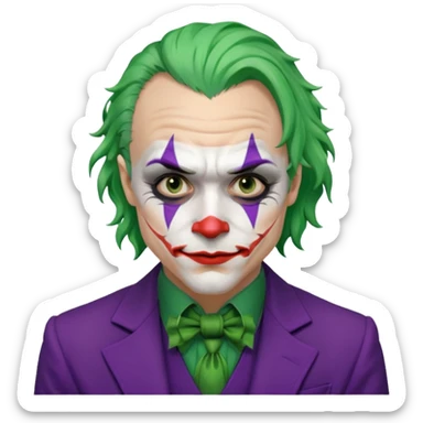 heath ledger joker sticker