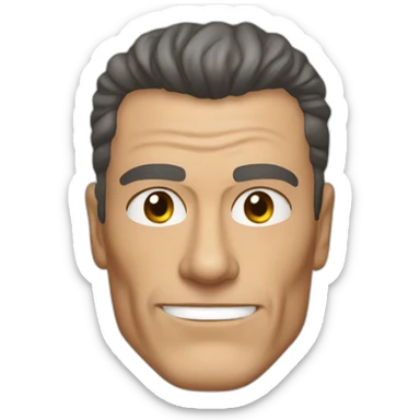 jean claude van damme sticker