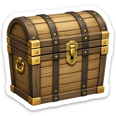 treasure chest sticker