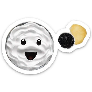 potato chips for flat chips. Arrange chips on a serving tray. Using a small spoon or pastry bag, place a small dollop of crème fraiche on each chip. Top with a spoonful of Romanoff® Black Lumpfish Caviar. Sprinkle with chopped chives. Serve. sticker