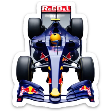 RedBull formula 1 car sticker