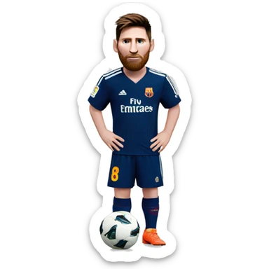 Messi au Real Madrid 2023-24 sticker