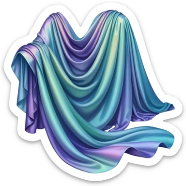 Moonlit weaves clothing sticker