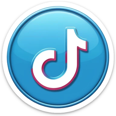 Tiktok Mavi tik emoji sticker