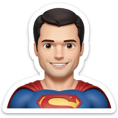 hencry cavill superman sticker