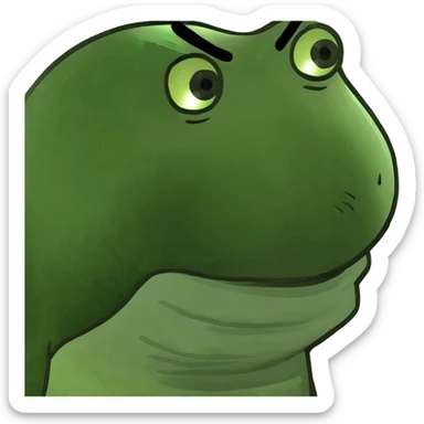 Person holding neck sticking out tung girl sticker