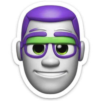 Buzz Lightyear -head sticker