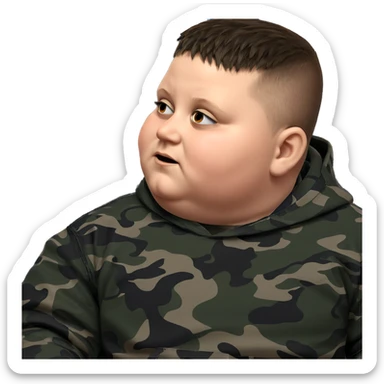 nighttime soldier in camouflage sticker