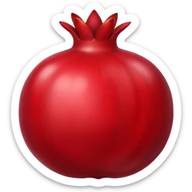 Pomegranate emoji for phone  sticker