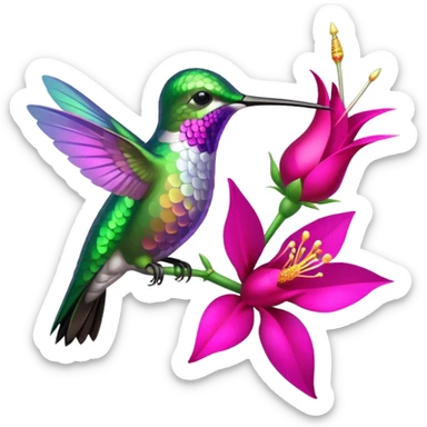 Hummingbird sticker