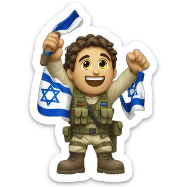 Israel winning the war sticker