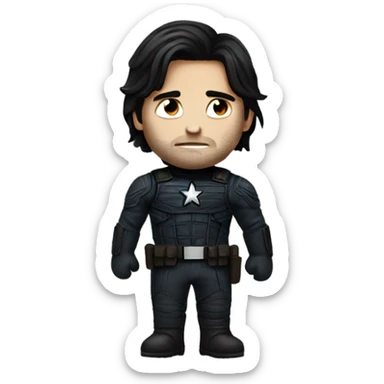 The winter soldier sticker