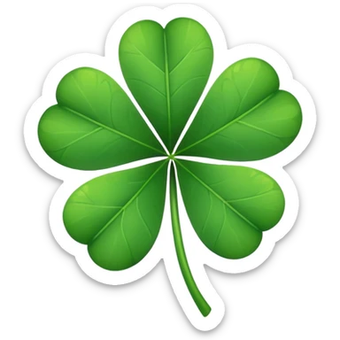 Trébol de 5 hojas  sticker