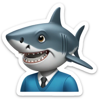 Shark Civil engineer sticker
