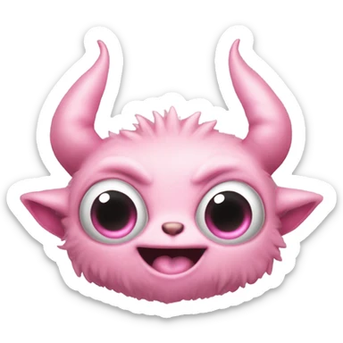 gremlin monster cute pink  sticker