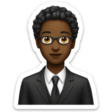 Lawyer with black girl sticker