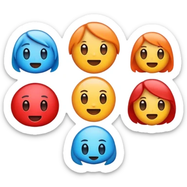Emoji minimalistas  sticker