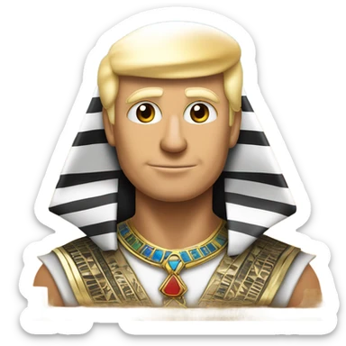 Trump in Egypt  sticker