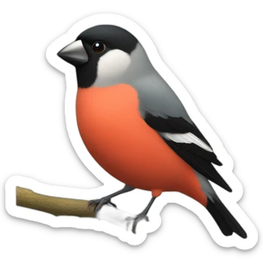 Bullfinch  sticker