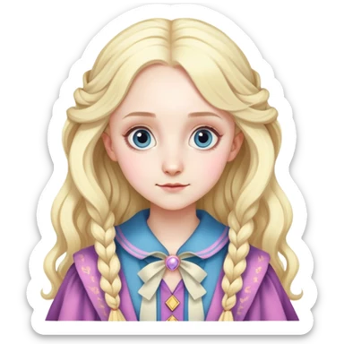 Luna Lovegood in harry potter sticker