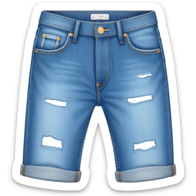 sky-blue  jeans sticker