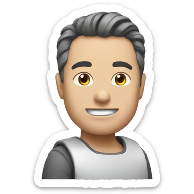 Ilon Musk runs to the right sticker