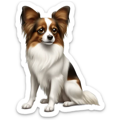 Papillon sticker