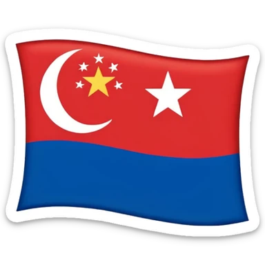Burma 1948-1974 flag  sticker