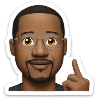 Very realistic Martin Lawrence sticker