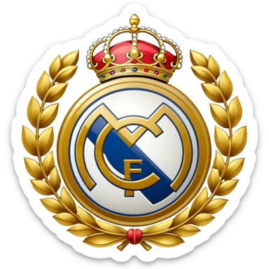 Escudo del real madrid sticker