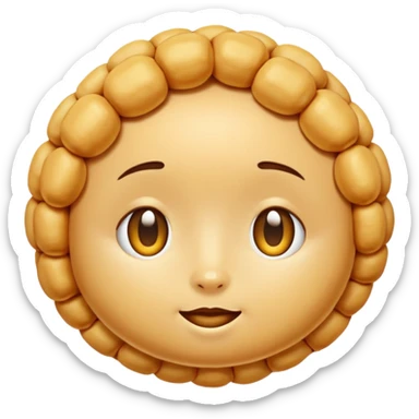 Chickpea emoji sticker