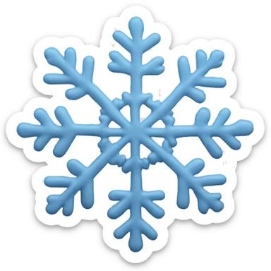 snow flakes sticker