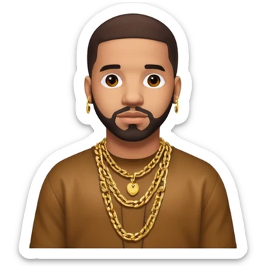 Rapper Drake sticker