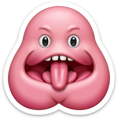  Tong tongue, sah⑧oor sticker