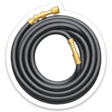 A Hose – coiled water hose sticker